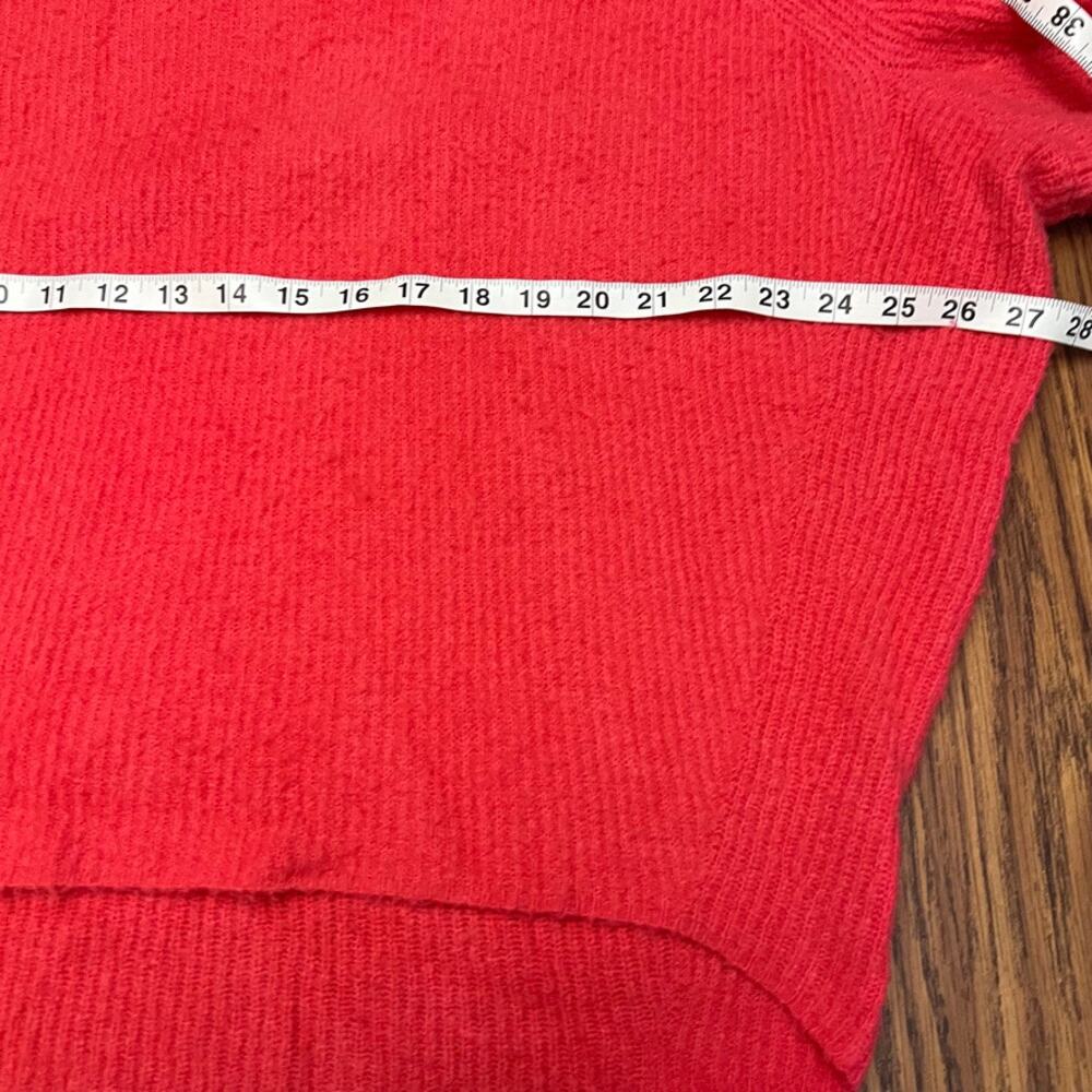 Topshop hot pink fuzzy oversized sweater size 8 - Picture 4 of 5
